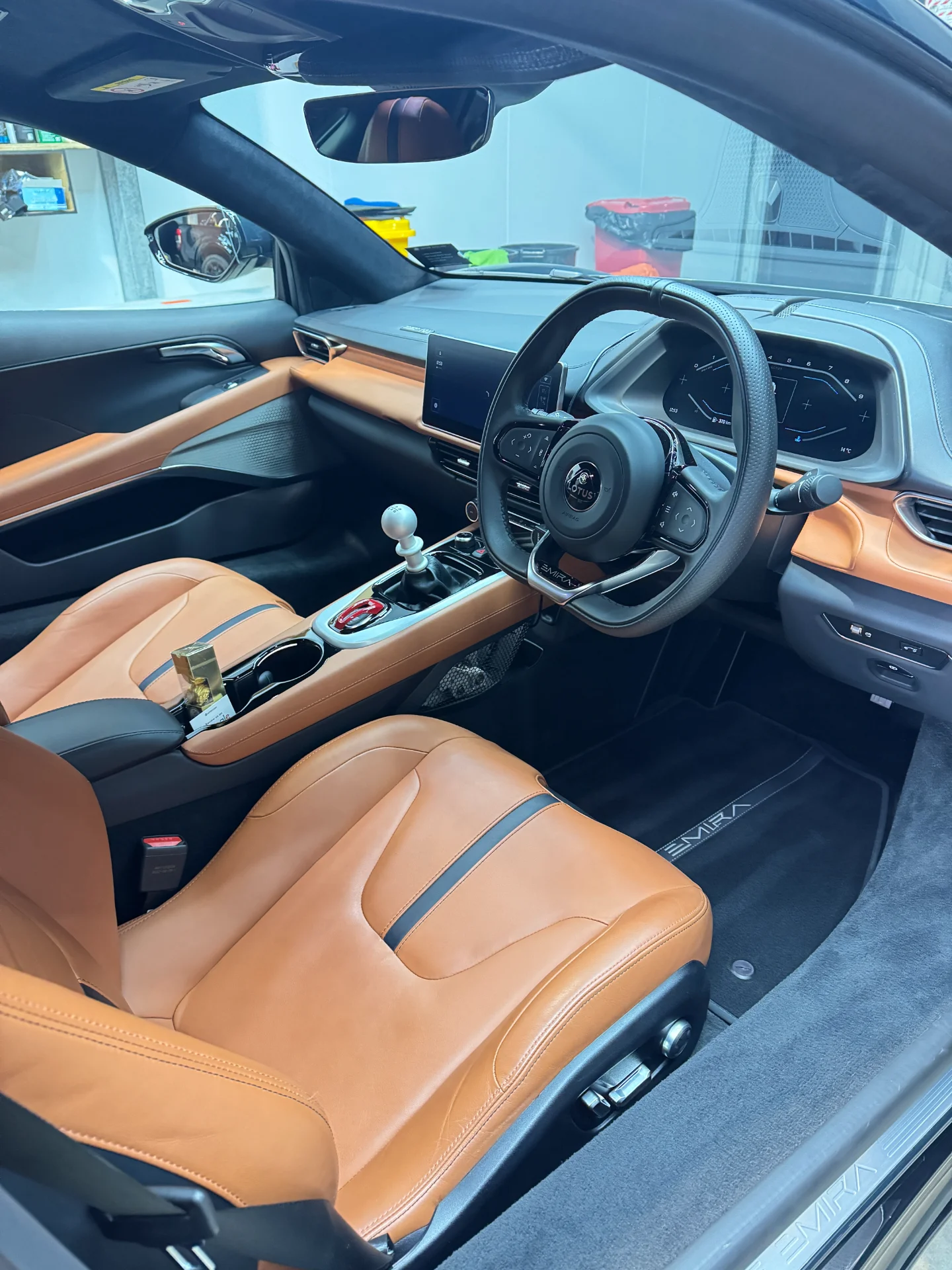 Lotus Emira interior detail Tauranga